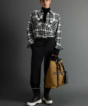 Clearance Todd Snyder + Woolrich Todd Snyder X Woolrich Cashmere Shirt Jacket in Plaid Black