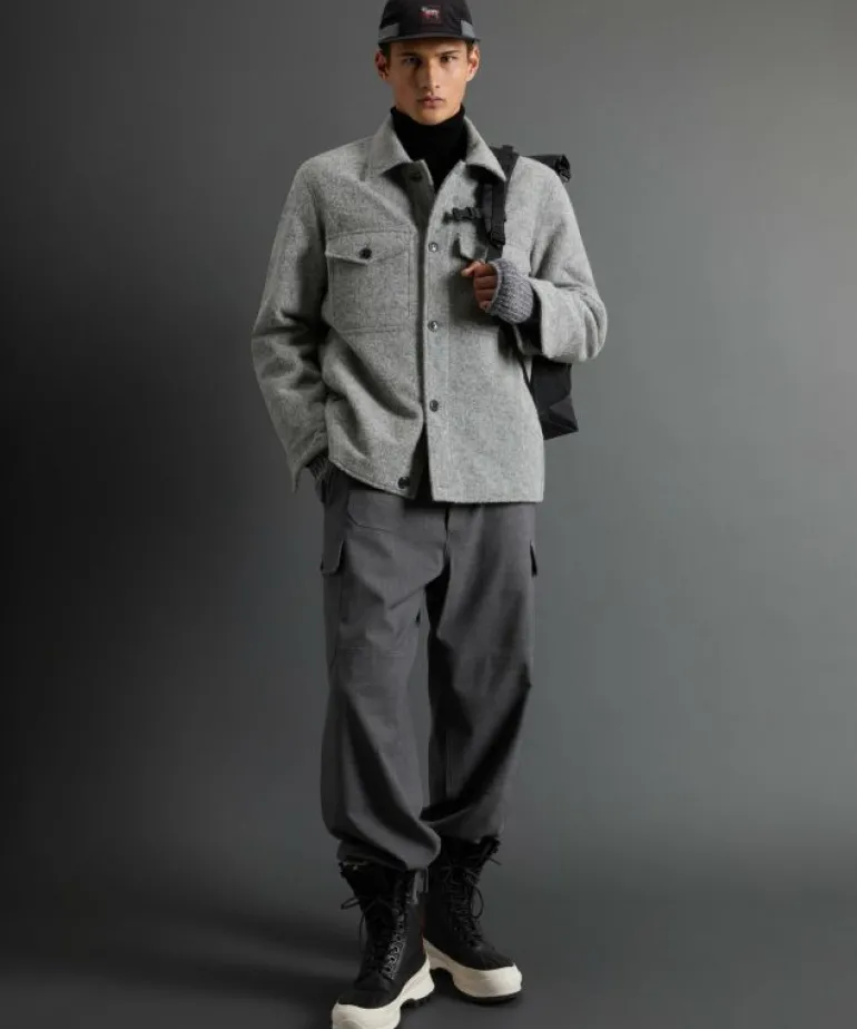 Discount Todd Snyder + Woolrich Todd Snyder X Woolrich Reflective Shirt Jacket Grey