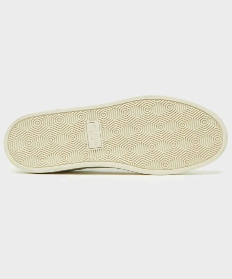 Cheap Todd Snyder Tuscan Leather Court Shoe in White