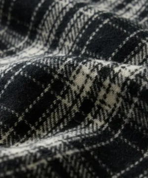 Clearance Todd Snyder Wool Plaid Utility Shirt Jacket in Black